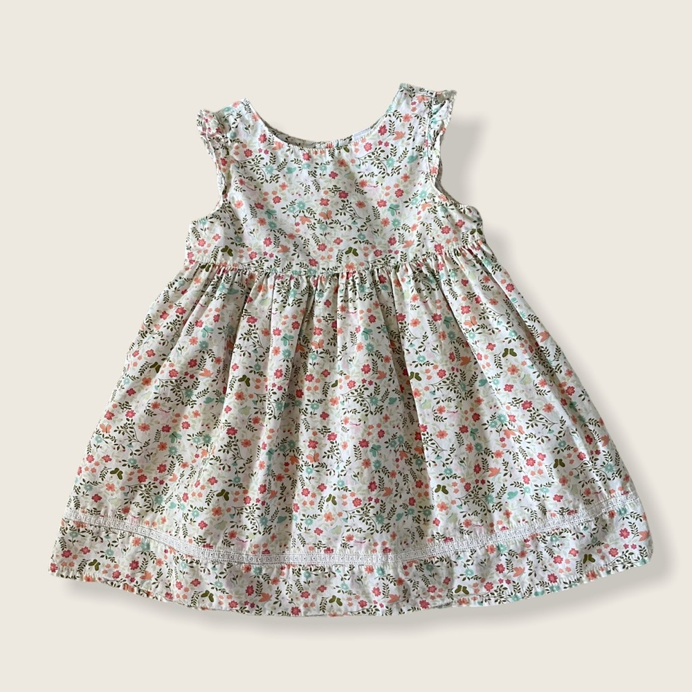 Baby Gap Infant Toddler Girl Dress 12M 18M Floral